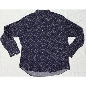 Ralph Lauren Button Down Shirt Lifeguard Buoy RL Geometric Long Sleeve Men's 2XL